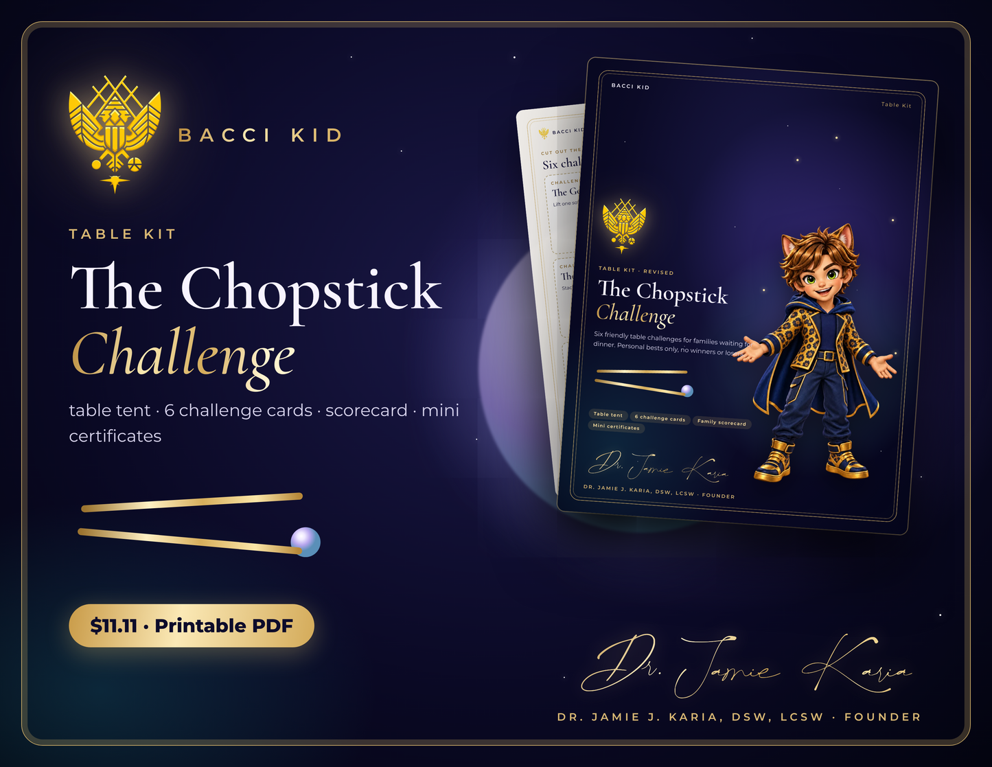 The Chopstick Challenge Table Kit (Revised)