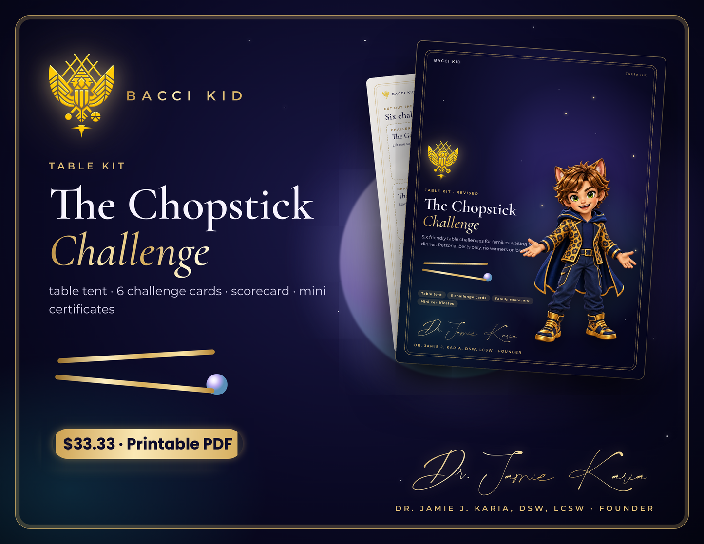 The Chopstick Challenge Table Kit (Revised)