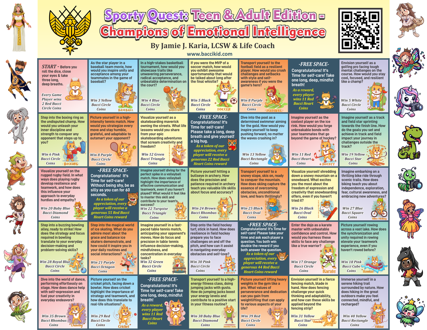 Sporty Quest: Champion of Emotional Intelligence (Teen & Adult Edition)