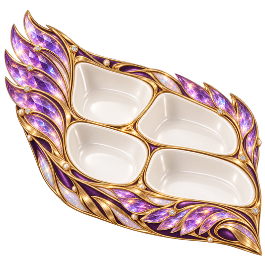 Amethyst jeweled BentoBacci companion for Chopstick Chef Feast Edition