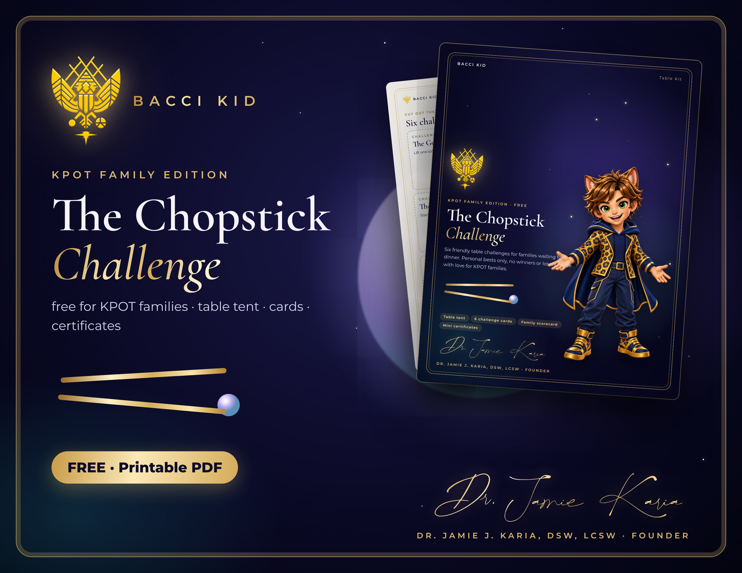 The Chopstick Challenge Table Kit · KPOT Family Edition (Free)