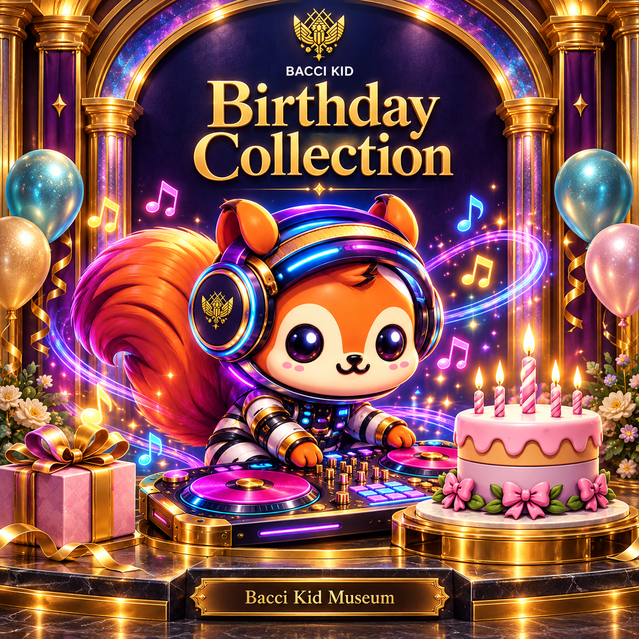Birthday Coloring Pack cover, Bacci Kid Birthday Collection