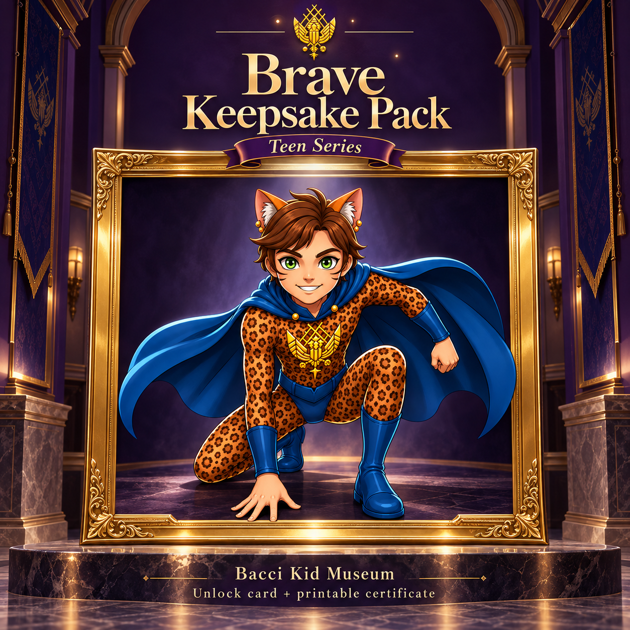 Brave Keepsake Pack cover, Bacci Kid Museum