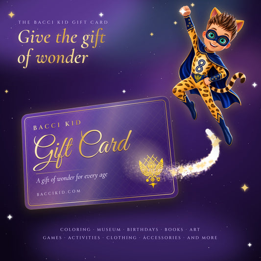 Bacci Kid Holiday Gift Card (placeholder art until the holiday design is ready)