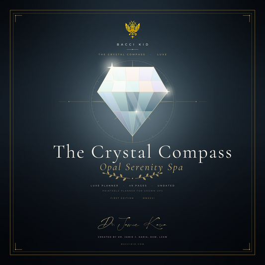 The Crystal Compass LUXE Planner: Opal Serenity Spa