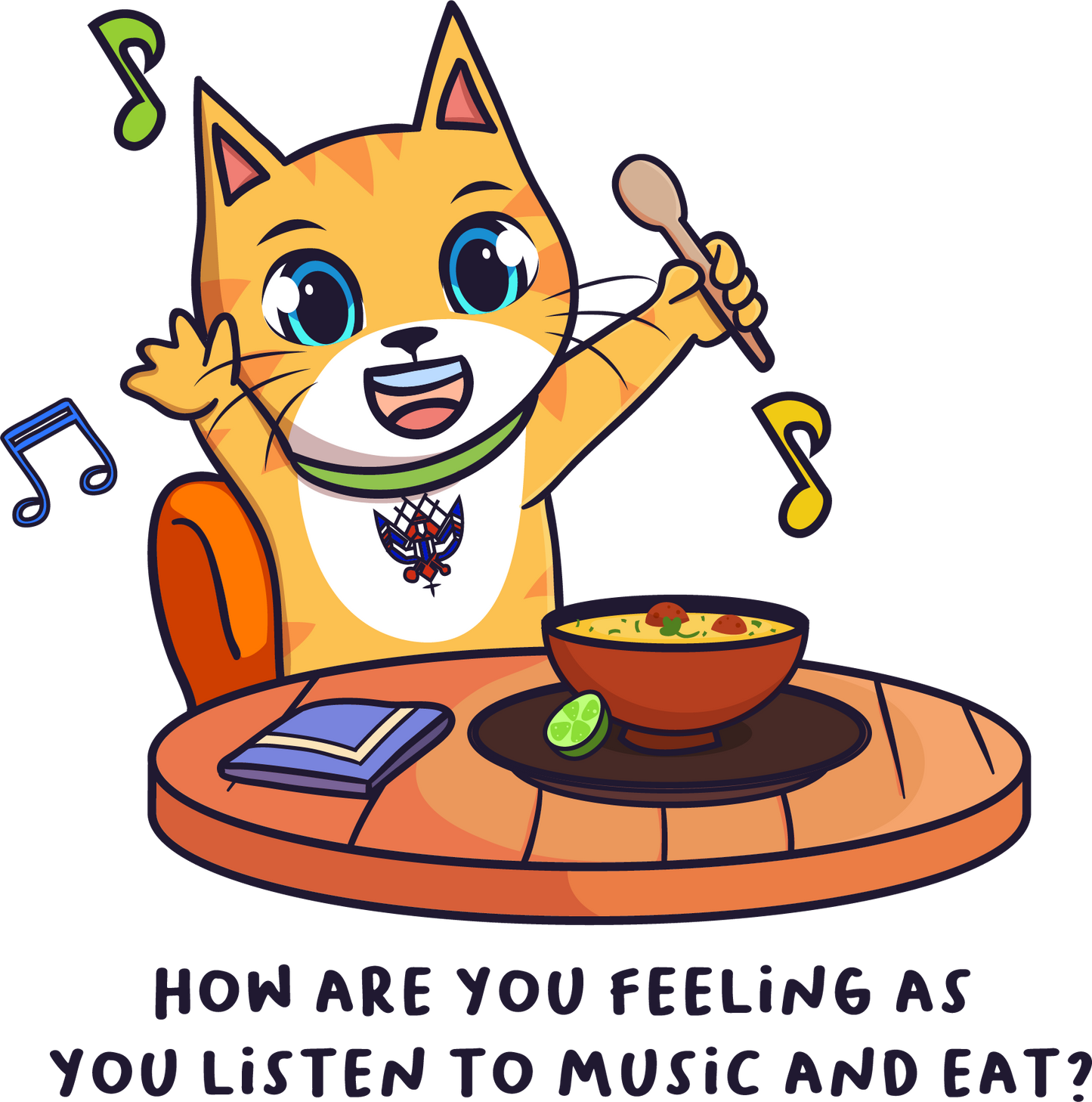 LunchyBacci Mini: How are you feeling as you listen to music and eat?