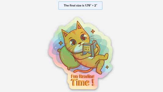 Reading Time (10 Stickers)