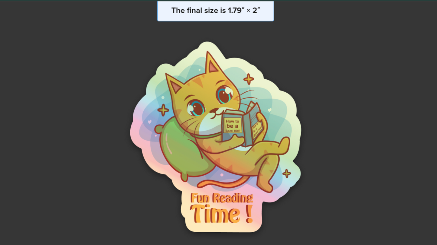 Reading Time (10 Stickers)