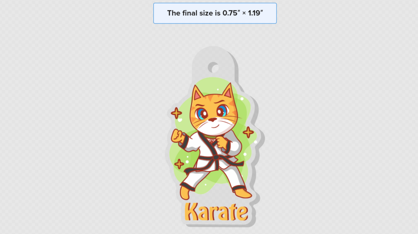 I Love Karate! (Necklace)