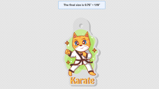 I Love Karate! (Necklace)