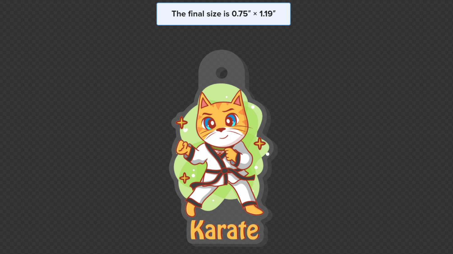 I Love Karate! (Necklace)