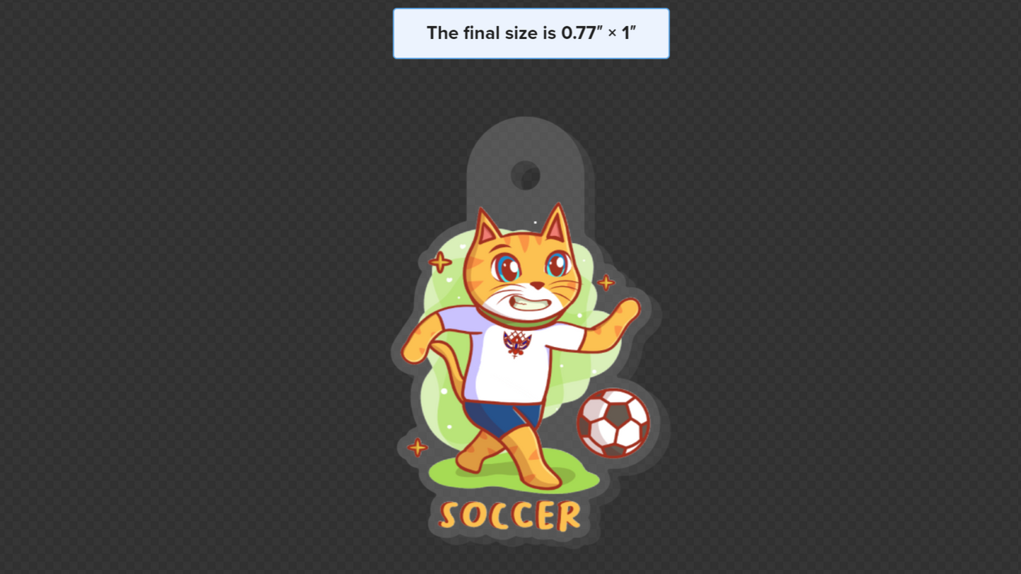 I Love Soccer! (Necklace)