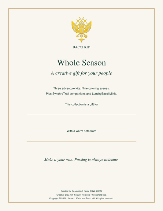 Whole Season Family gift certificate with current yellow Phoenix crest