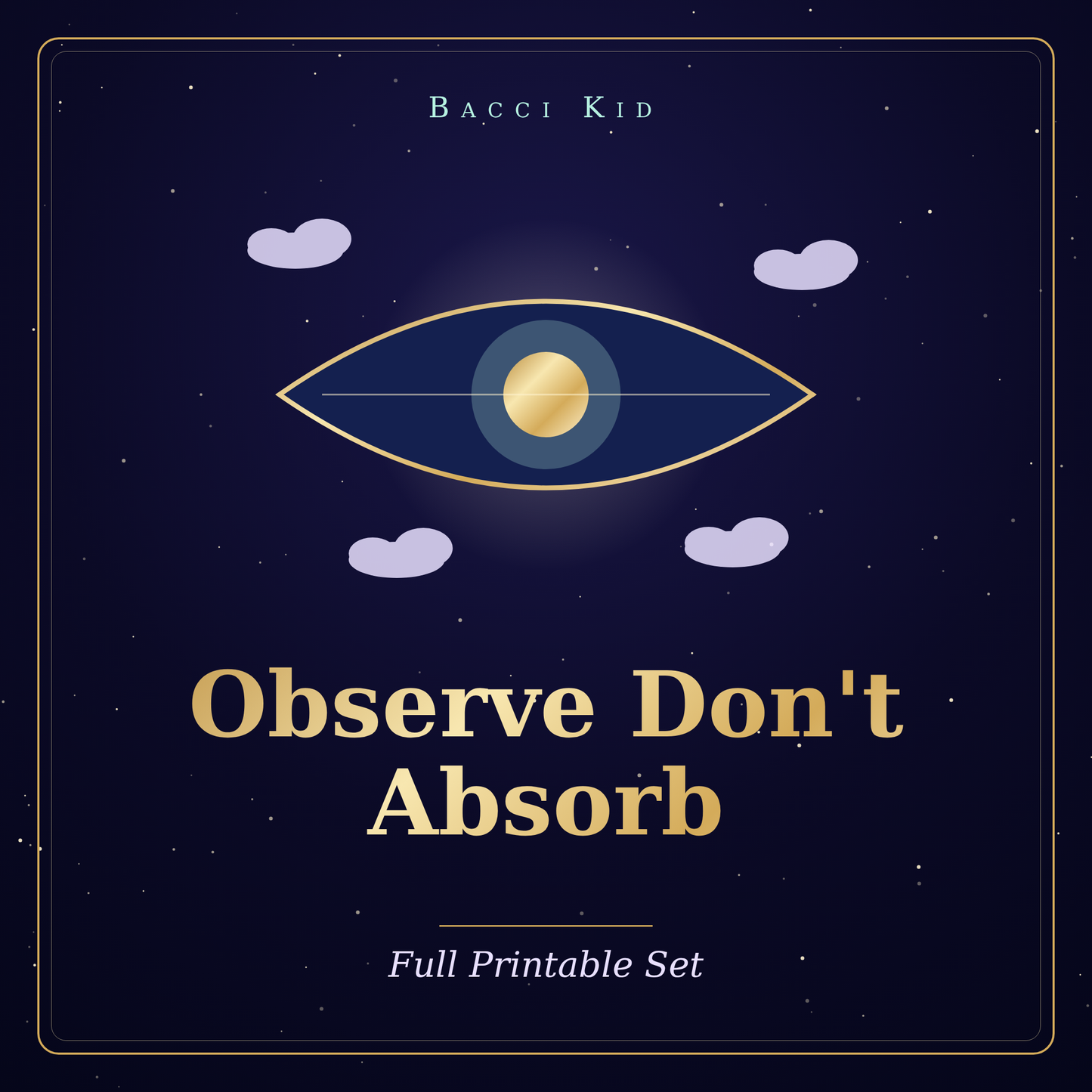 Observe Don't Absorb Full Printable Set